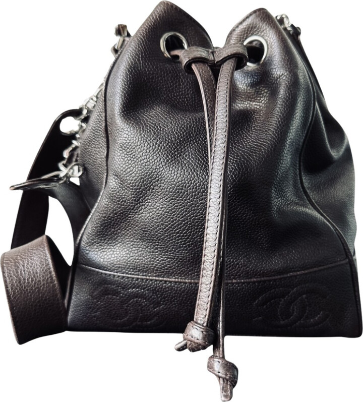 Chanel Gabrielle Bucket leather handbag - ShopStyle Shoulder Bags