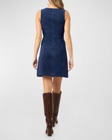 Thumbnail for your product : Trina Turk Downtown Sleeveless Suede Mini Dress