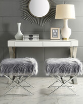 Thumbnail for your product : INSPIRED HOME Grey Liam Ottoman