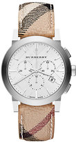 Thumbnail for your product : Burberry Check Stainless Steel Chronograph Watch
