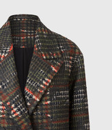 Thumbnail for your product : AllSaints Lottie Wool Blend Camo Coat