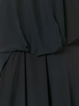 Chalayan Tuck Drape asymmetric dress