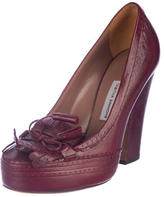 Thumbnail for your product : Tabitha Simmons Platform Loafer Pumps