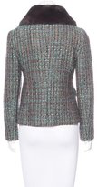 Thumbnail for your product : Dolce & Gabbana Fur-Trimmed Tweed Jacket