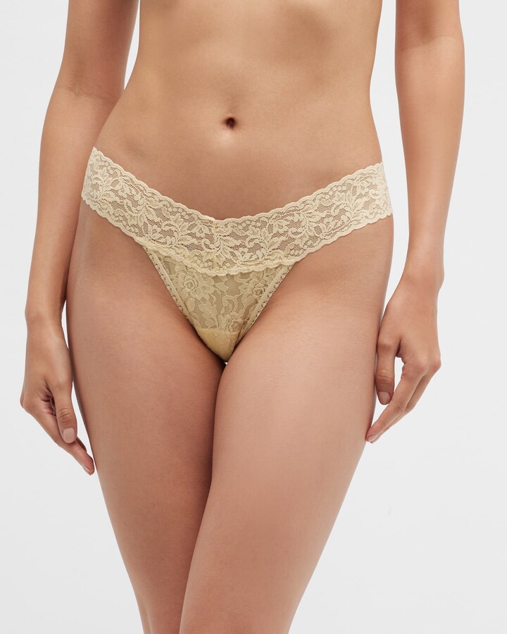 HANKY PANKY Signature set of three stretch-lace low-rise thongs