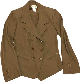 Sonia Rykiel Khaki Linen Jacket for Women Vintage