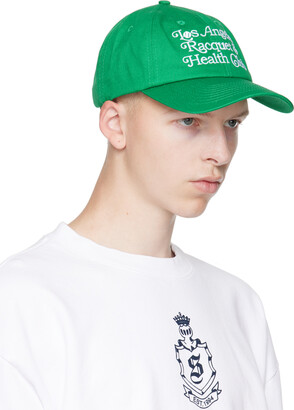 Sporty & Rich Green 'LA Racquet' Cap - ShopStyle Hats
