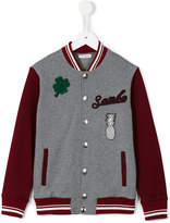 Thumbnail for your product : Dolce & Gabbana Kids varsity bomber jacket