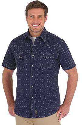 Wrangler Men's Retro Premium Short Sleeve Snap Front Shirt
