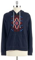 Thumbnail for your product : Lucky Brand Geo Embroidered Hoodie