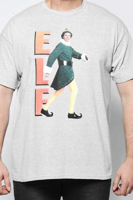 boohoo Big And Tall Elf License Print T Shirt