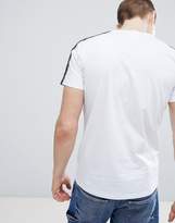 Thumbnail for your product : Hype t-shirt with side stripe in white