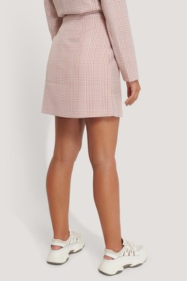 NA-KD A-line Houndtooth Mini Skirt