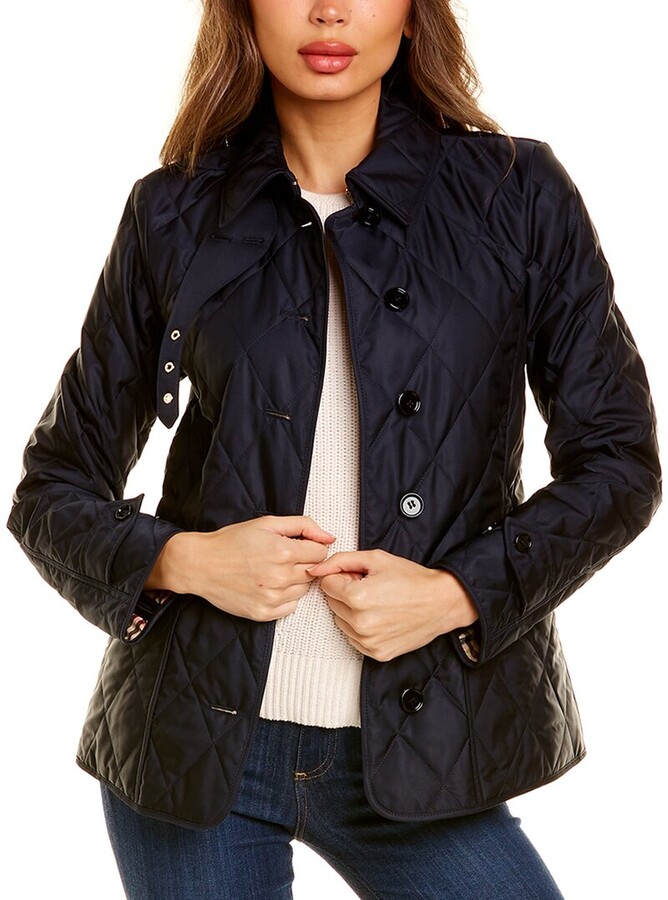 Burberry Diamond Quilted Jacket | Shop the world's largest 