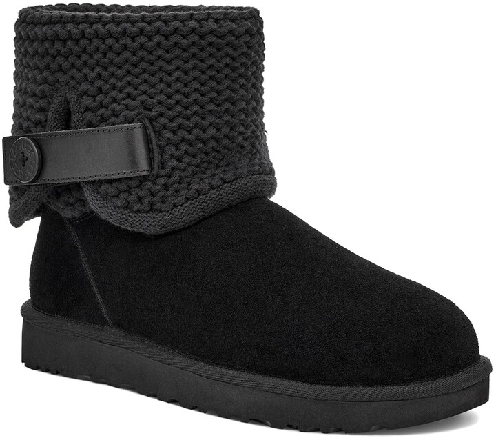 UGG Shaina Sweater Cuff Bootie - ShopStyle Boots