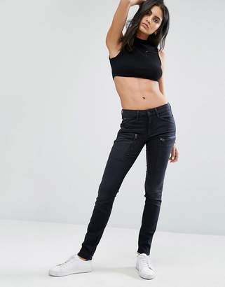 G Star G-Star Powel Mid Rise Skinny Jeans With Pocket Detail