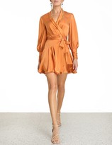 Thumbnail for your product : Zimmermann Silk Wrap Mini Dress
