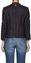 Thumbnail for your product : Thom Browne WOMEN'S PINSTRIPED WOOL BLAZER