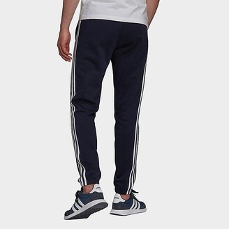 adidas Men's Essentials Fleece Tapered Elastic Cuff 3-Stripes Pants -  ShopStyle