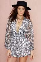 Thumbnail for your product : Nasty Gal Flirting with Danger Chiffon Romper