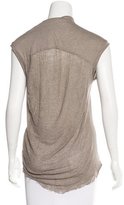 Thumbnail for your product : Raquel Allegra Sleeveless Button-Up Top w/ Tags