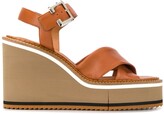 Thumbnail for your product : Clergerie Noemie 115mm platform sandals
