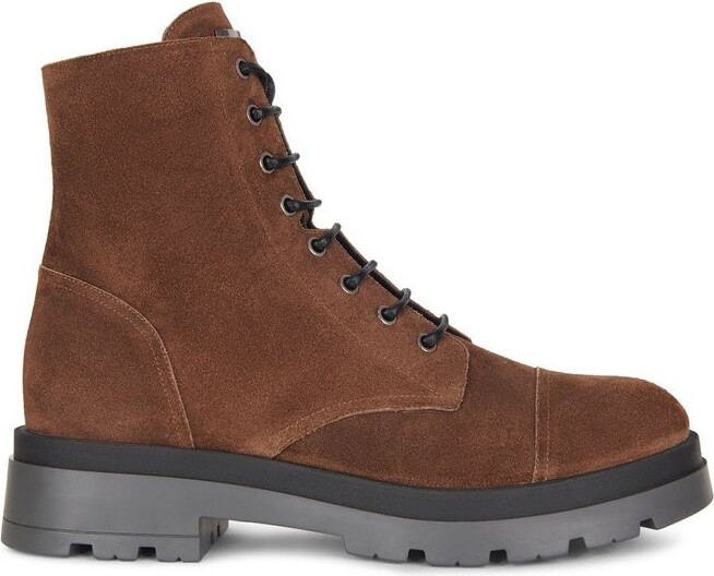 Giuseppe Zanotti Rombos Lace-Up Combat Boots