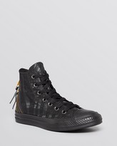 Thumbnail for your product : Converse Lace Up High Top Sneakers - Zip Trip Animal