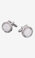 Thumbnail for your product : Express Iridescent Inset Round Cufflinks