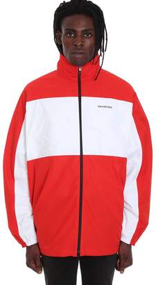 Balenciaga Casual Jacket In Red Polyester - ShopStyle