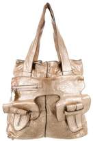 Thumbnail for your product : Chloé Metallic Leather Tote