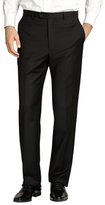 Thumbnail for your product : Joseph Abboud black wool flat front trousers