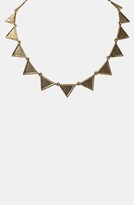 Thumbnail for your product : House Of Harlow Crosshatched Triangle Collar Necklace