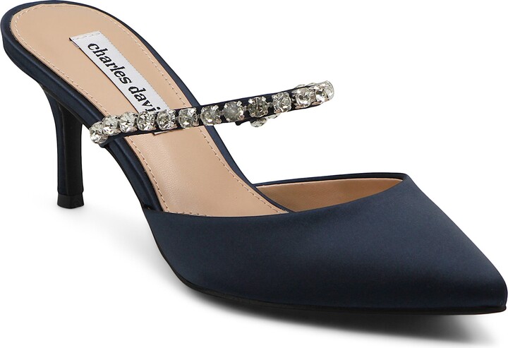 Charles David Adelynn Mary Jane Pointed Toe Mule