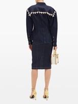 Thumbnail for your product : Dolce & Gabbana Crystal-embellished Denim Jacket - Denim