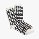 Thumbnail for your product : J.Crew Snuggle print trouser sock