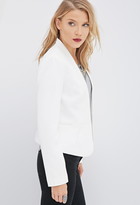 Thumbnail for your product : Forever 21 Contemporary Quilted Open-Front Blazer