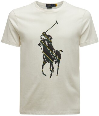 Polo Ralph Lauren Big Horse Logo Cotton Jersey T-Shirt - ShopStyle