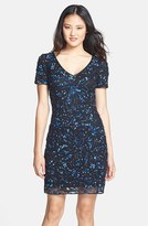 Thumbnail for your product : Adrianna Papell 'Tonal Floral' Embellished Sheath Dress
