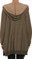 Thumbnail for your product : Barneys New York Chevron-Knit Hooded Sweater Coat