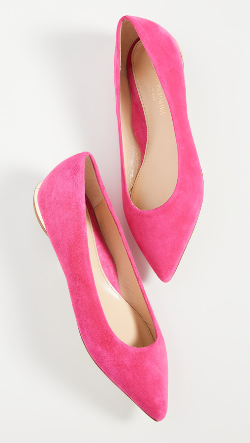 hot pink flats for wedding