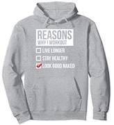 Thumbnail for your product : Reasons To Workout - Look Good Naked - Gym Hoodie