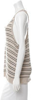 Thumbnail for your product : Alexander Wang T by Striped Racerback Top
