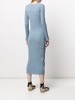Thumbnail for your product : M Missoni Ribbed-Knit Midi Dress