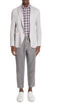 Thumbnail for your product : Eleventy Trim Fit Jersey Linen Blend Sport Coat