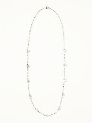 Old Navy Crystal-Stone Chain Necklace for Women