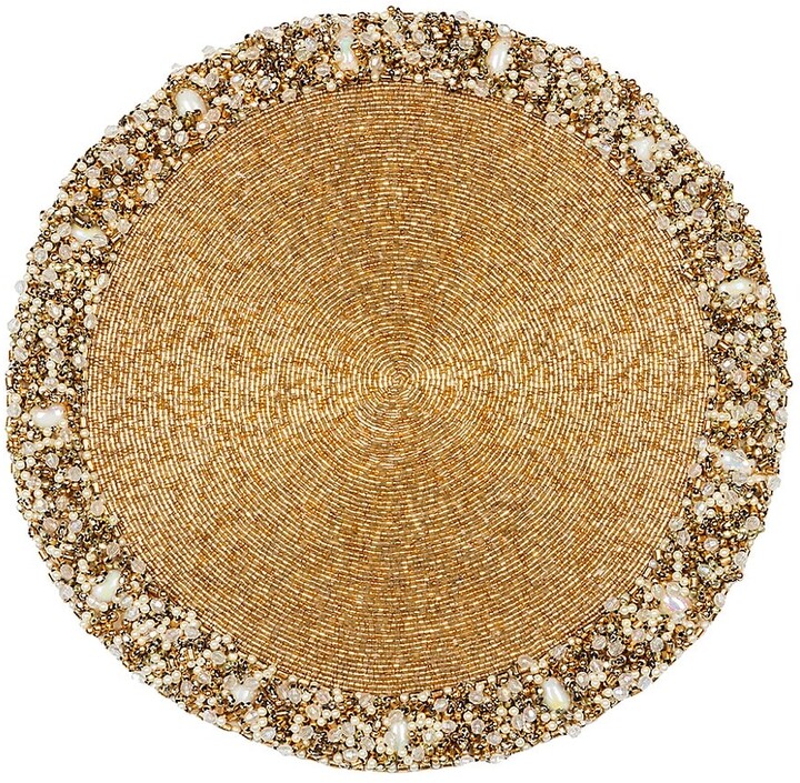 Nomi K HandBeaded Round Placemat ShopStyle