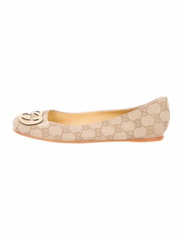 Gucci GG Canvas Ballet Flats ShopStyle