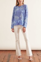 Thumbnail for your product : Raquel Allegra Raglan Blouse in Blue Skies Tie Dye