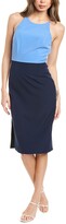 Thumbnail for your product : Milly Cady Layla Combo Sheath Dress